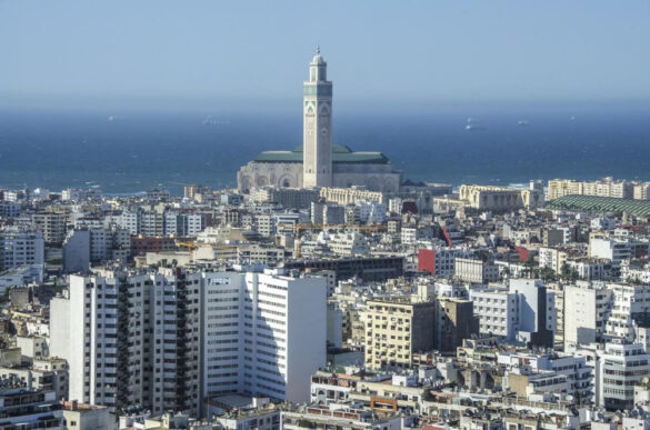 City panorama. Casablanca, Morocco